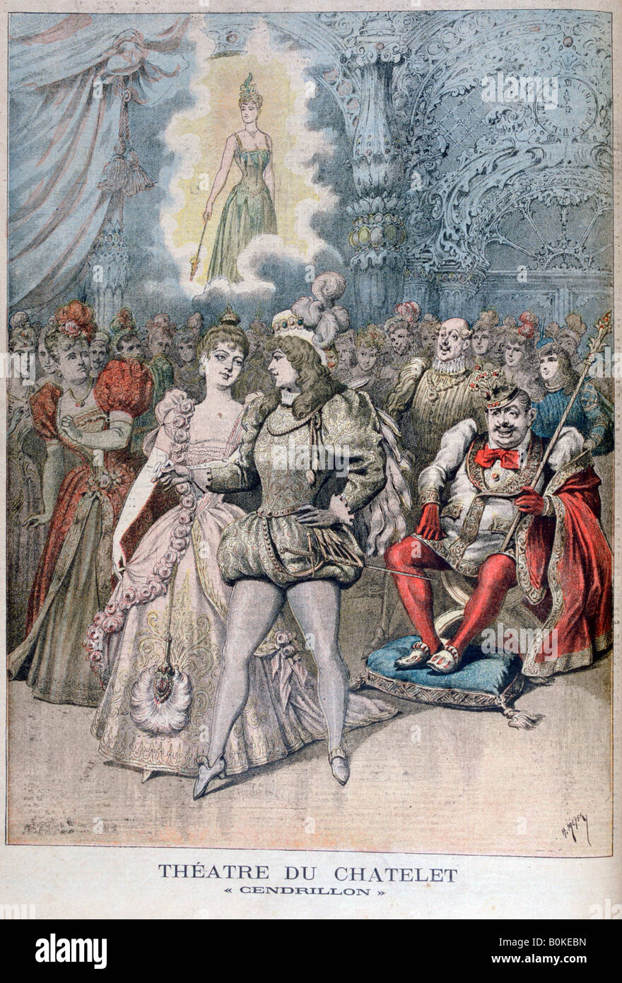 Cendrillon (Cinderella), Théâtre du Châtelet, Paris, 1895. Artist: Henri Meyer Stock Photo