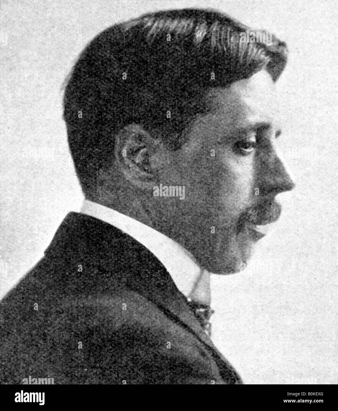 'Arnold Bennett', The novelist of the 'Five Towns', (1923).Artist: Emil Otto Hoppe Stock Photo