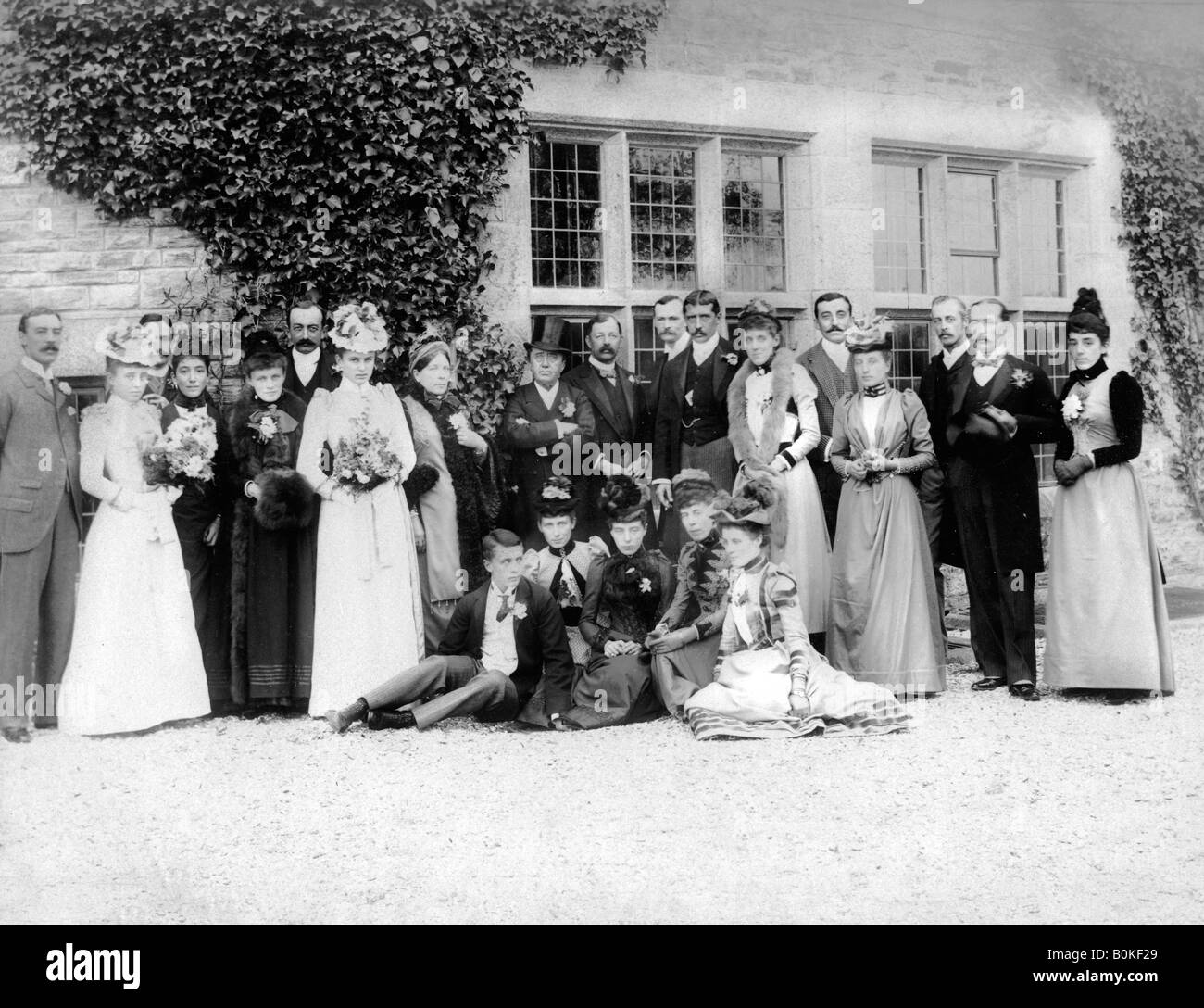 Group Photo, c1882. Artist Unknown Stock Photo Alamy