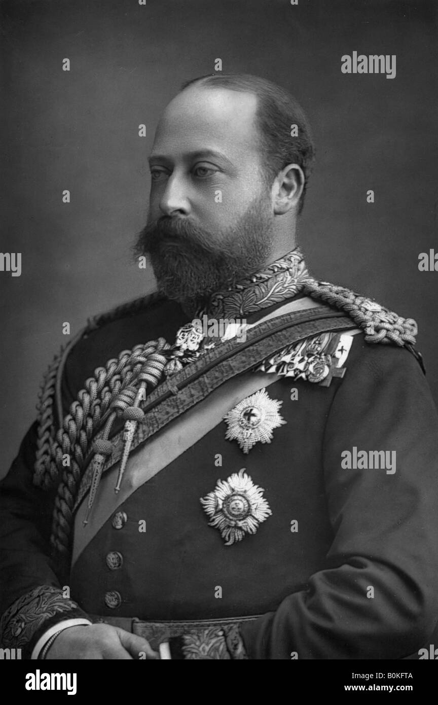 Prince Edward of Wales, the future King Edward VII of Great Britain
