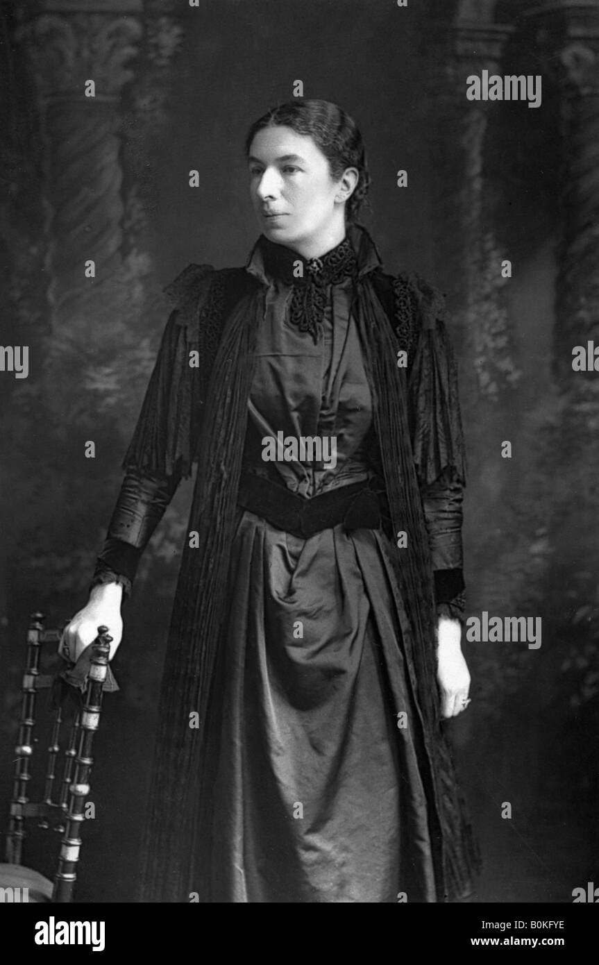 Mary Augusta Arnold (1851-1920), British novelist, 1890.Artist: W&D Downey Stock Photo