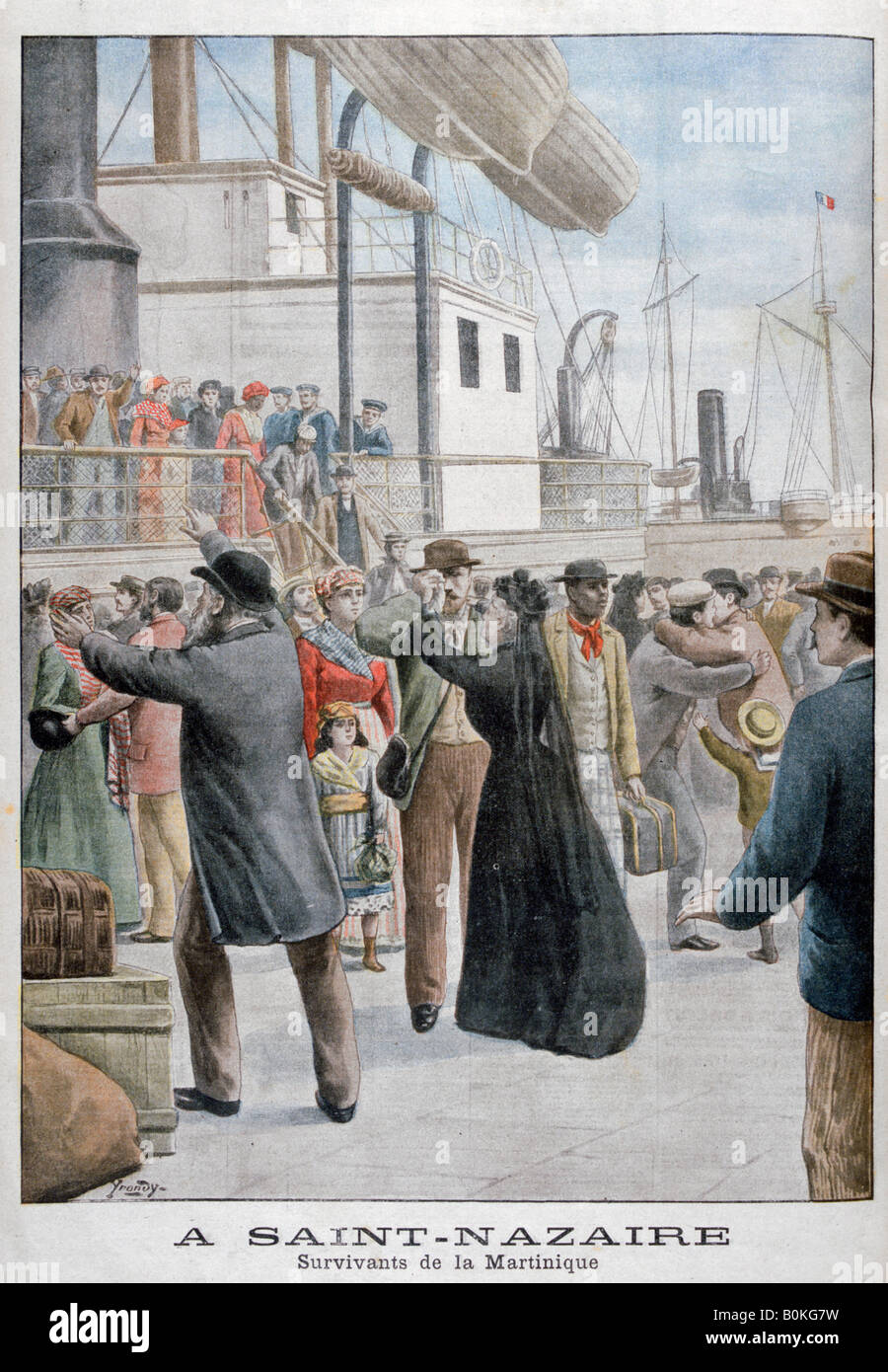 Pelee eruption hires stock photography and images Alamy