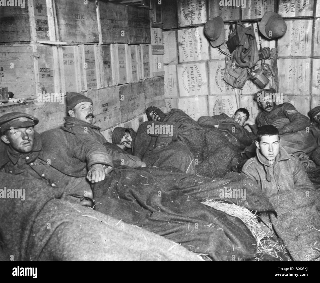 Troops at rest, Dardanelles, Turkey, 1915-1916. Artist: Unknown Stock Photo