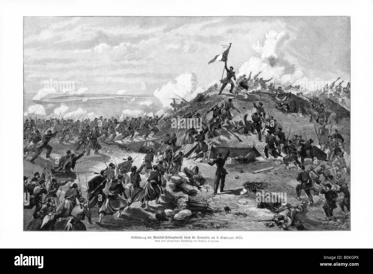 The Attack on the Malakoff', (8th September 1855), 1900.Artist William