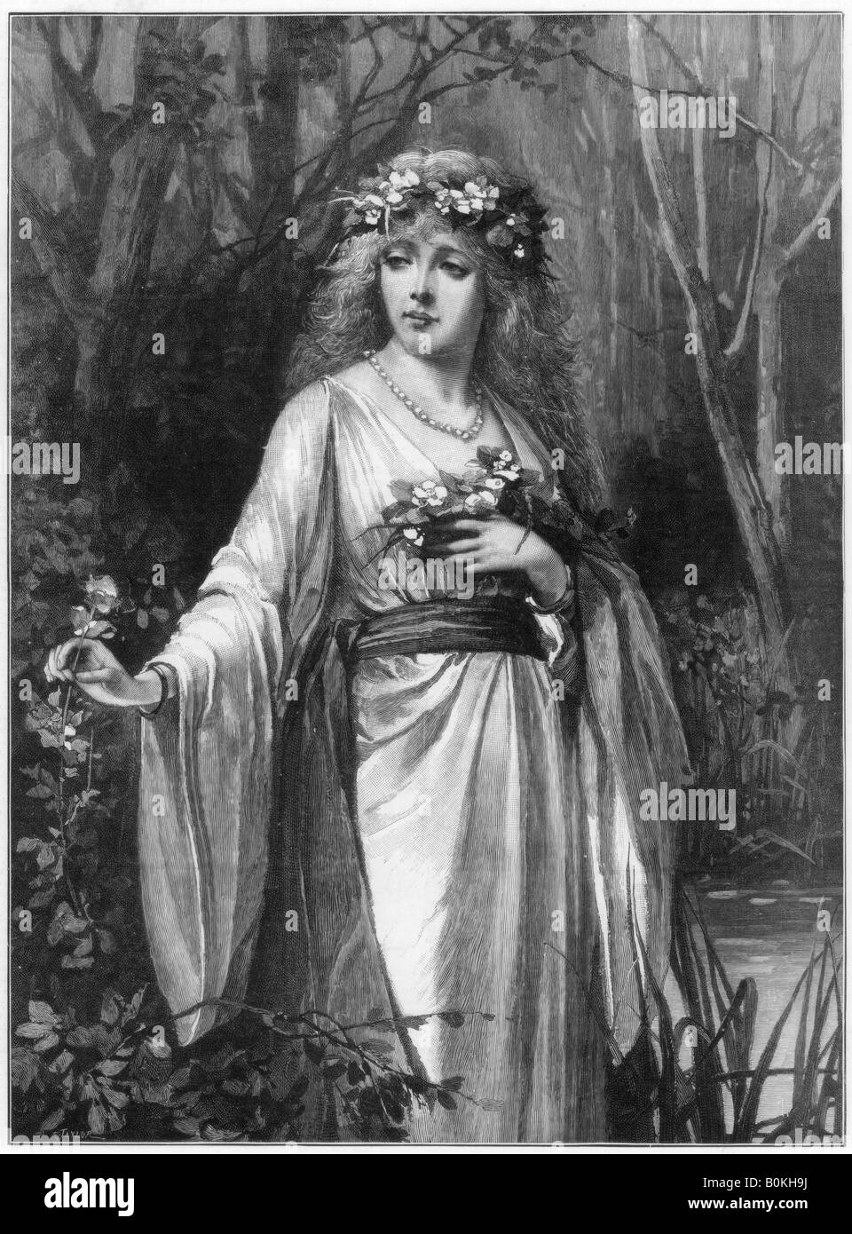 'Ophelia', 1892. Artist: Taylor Stock Photo