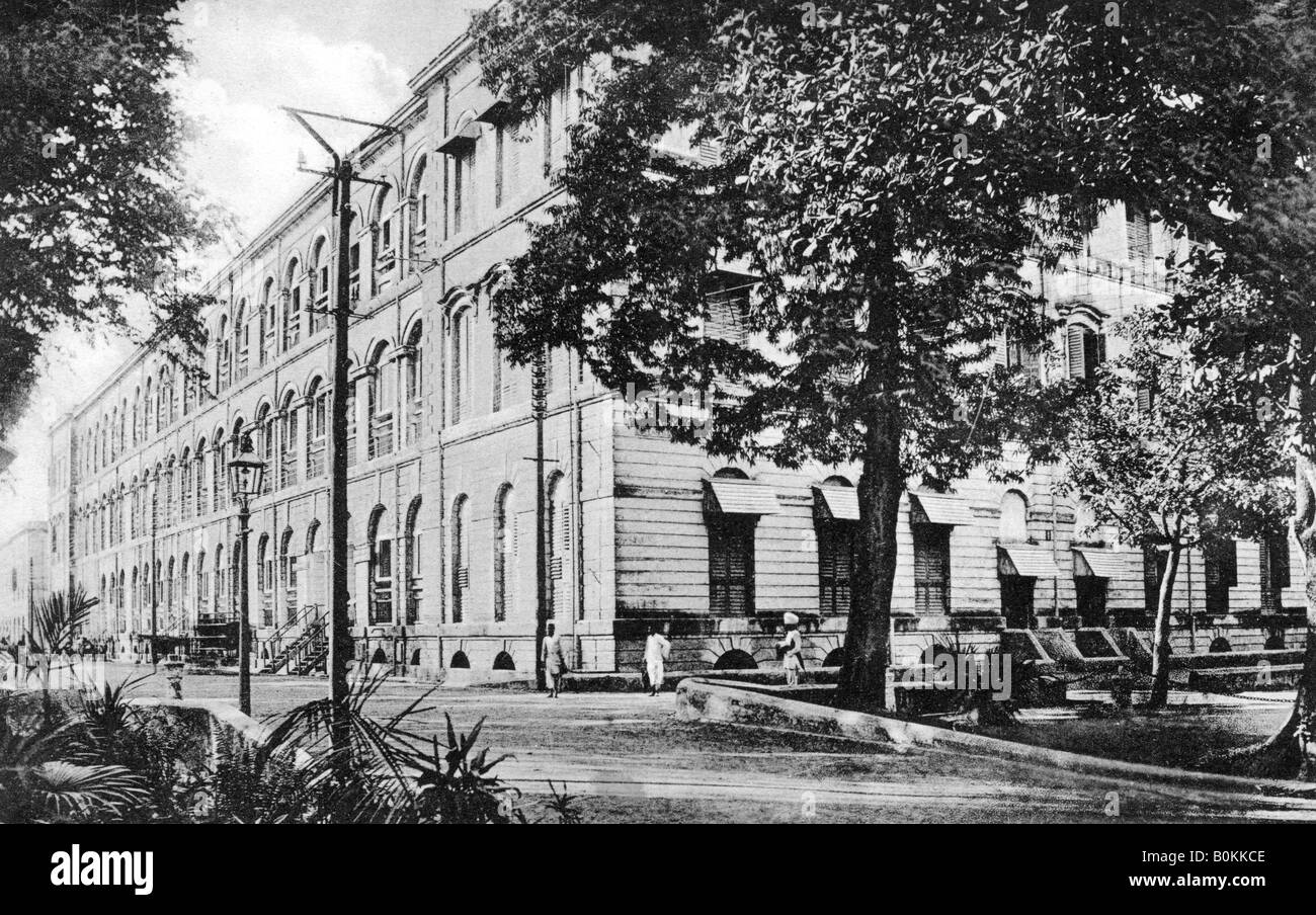 Queen's Barrack, Fort William, Calcutta, India, early 20th century. Artist: Unknown Stock Photo