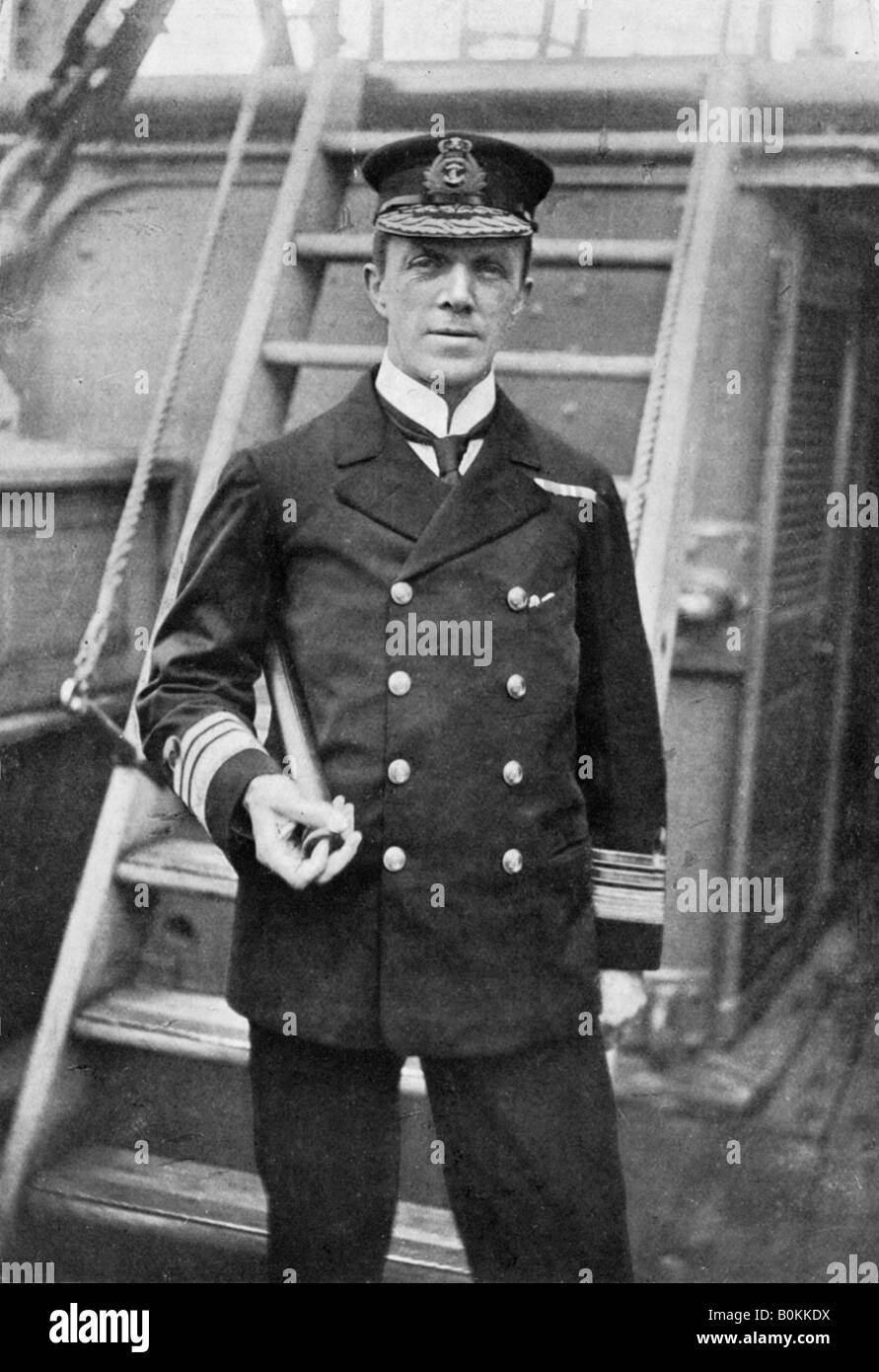 Vice-Admiral Sir Frederick Sturdee, British sailor, First World War, c1916, (c1920). Artist: J Russell & Sons Stock Photo