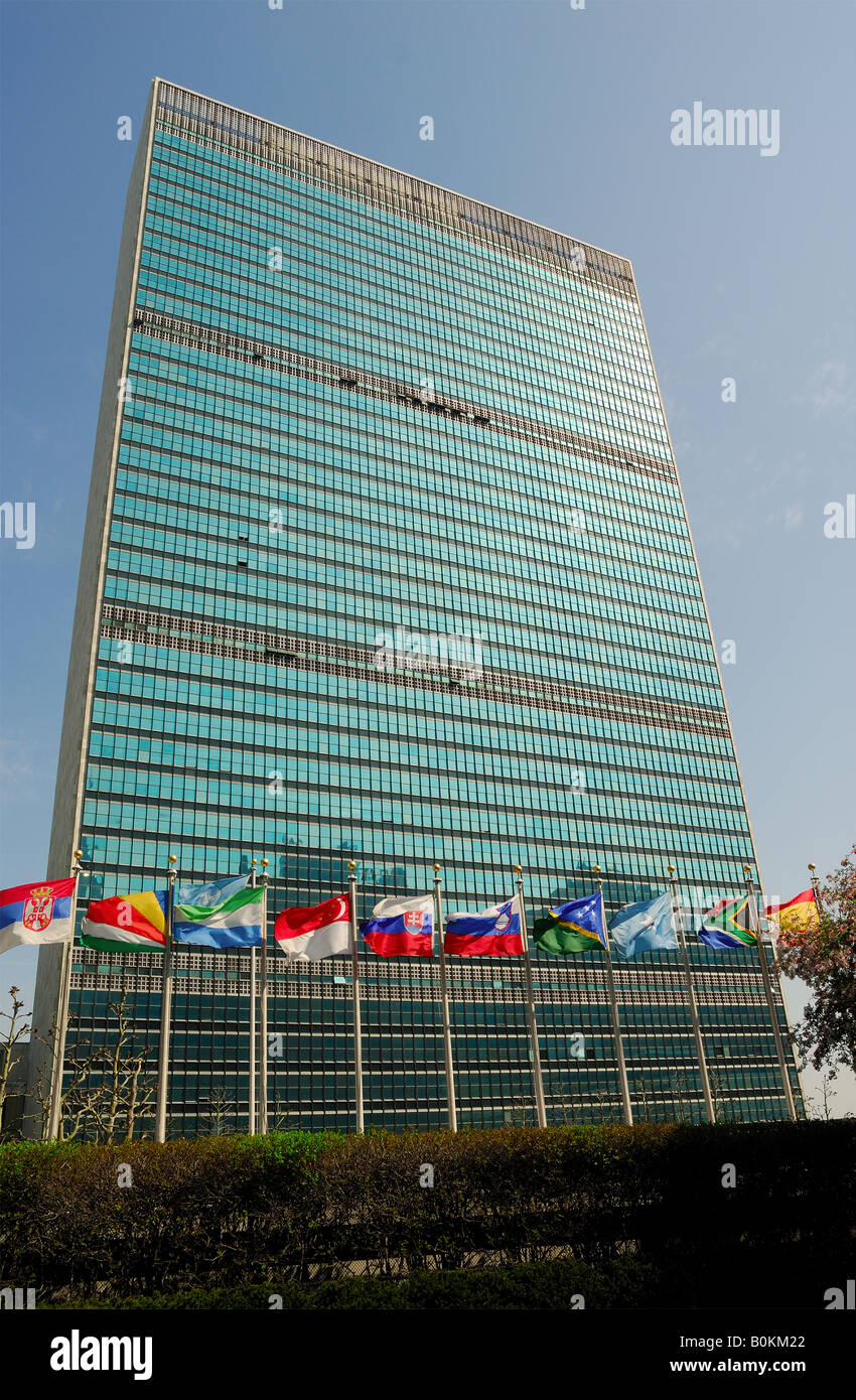 UN Headquarters in New York Stock Photo