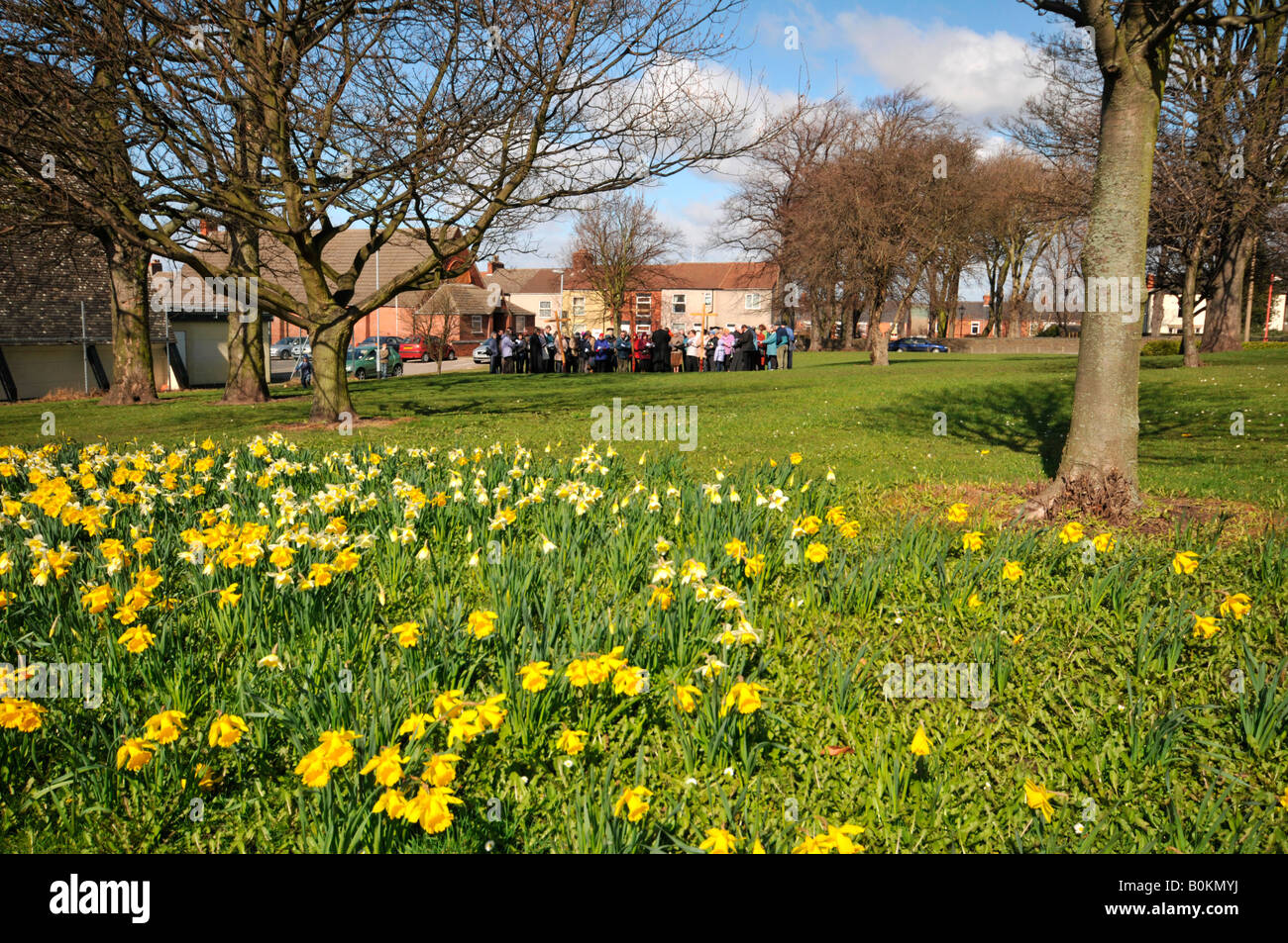Sunday service at Brimington Methodist church Chesterfield Derbyshire