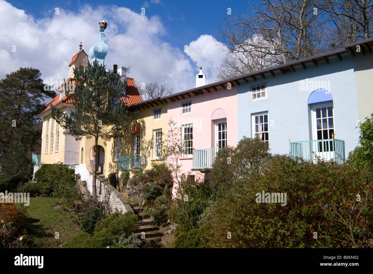 Portmeirion, the "Village" from "The Prisoner" TV series, North Wales