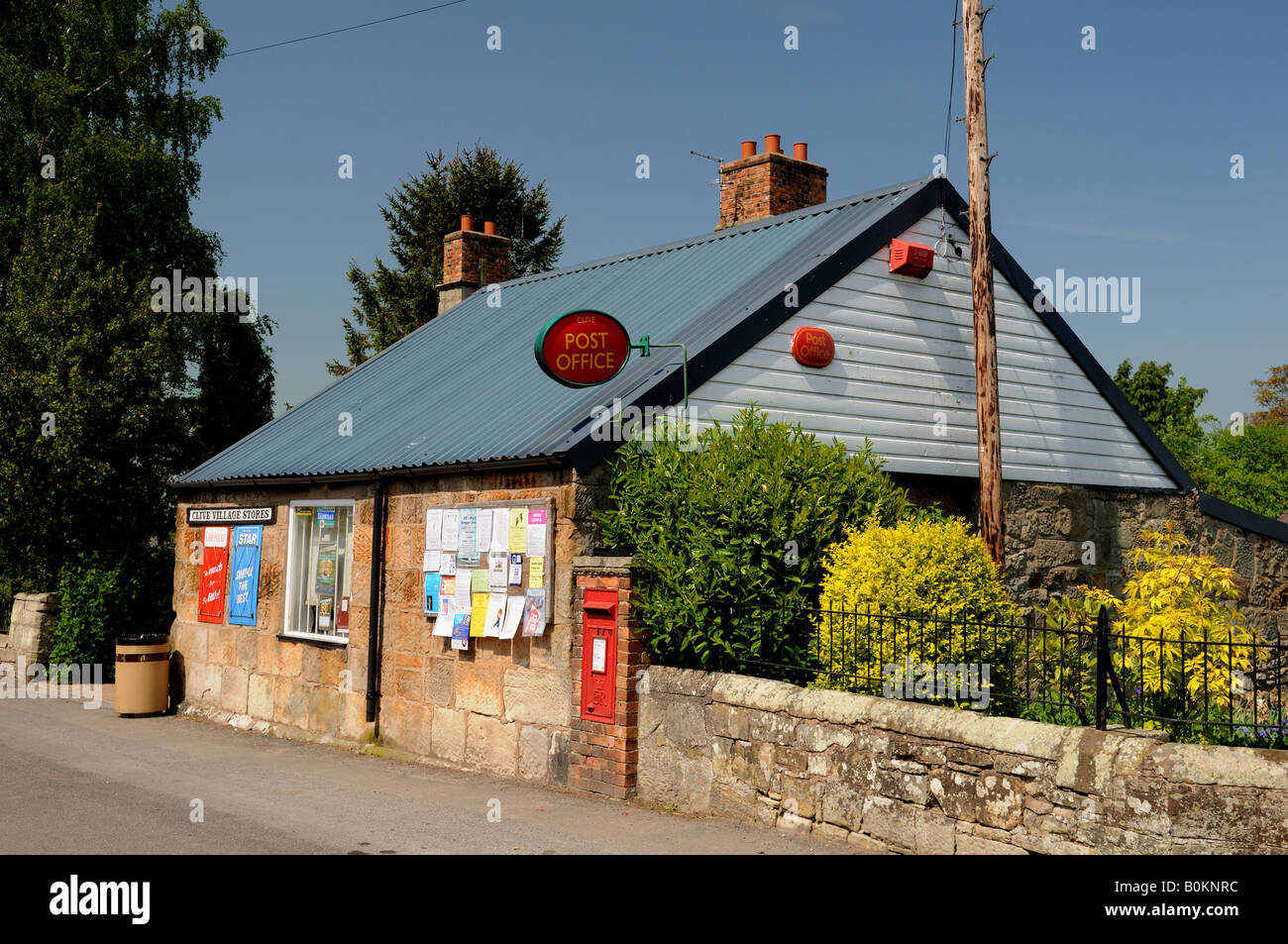 Village post office at Clive Shropshire UK Stock Photo