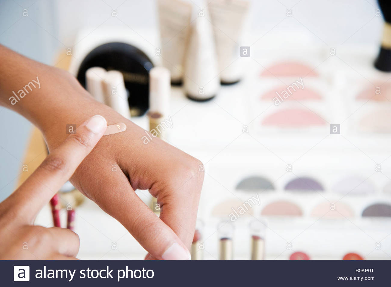 Cosmetics Counter Shop Stock Photos & Cosmetics Counter Shop Stock