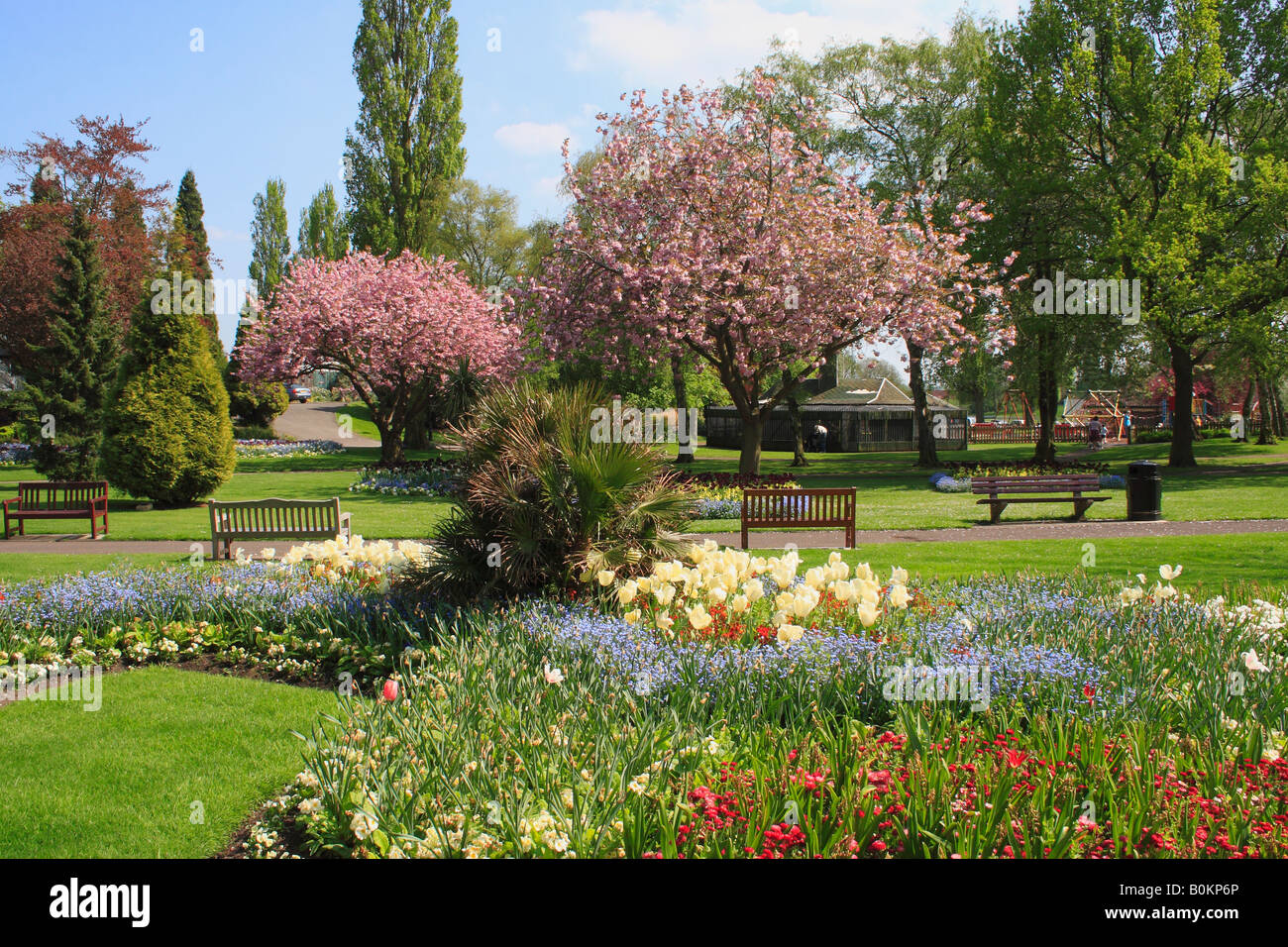 General view of Bedworth Park in Warwickshire England Stock Photo Alamy