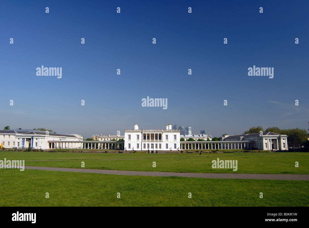 The Queen's House and the The National Maritime Museum in Greenwich ...