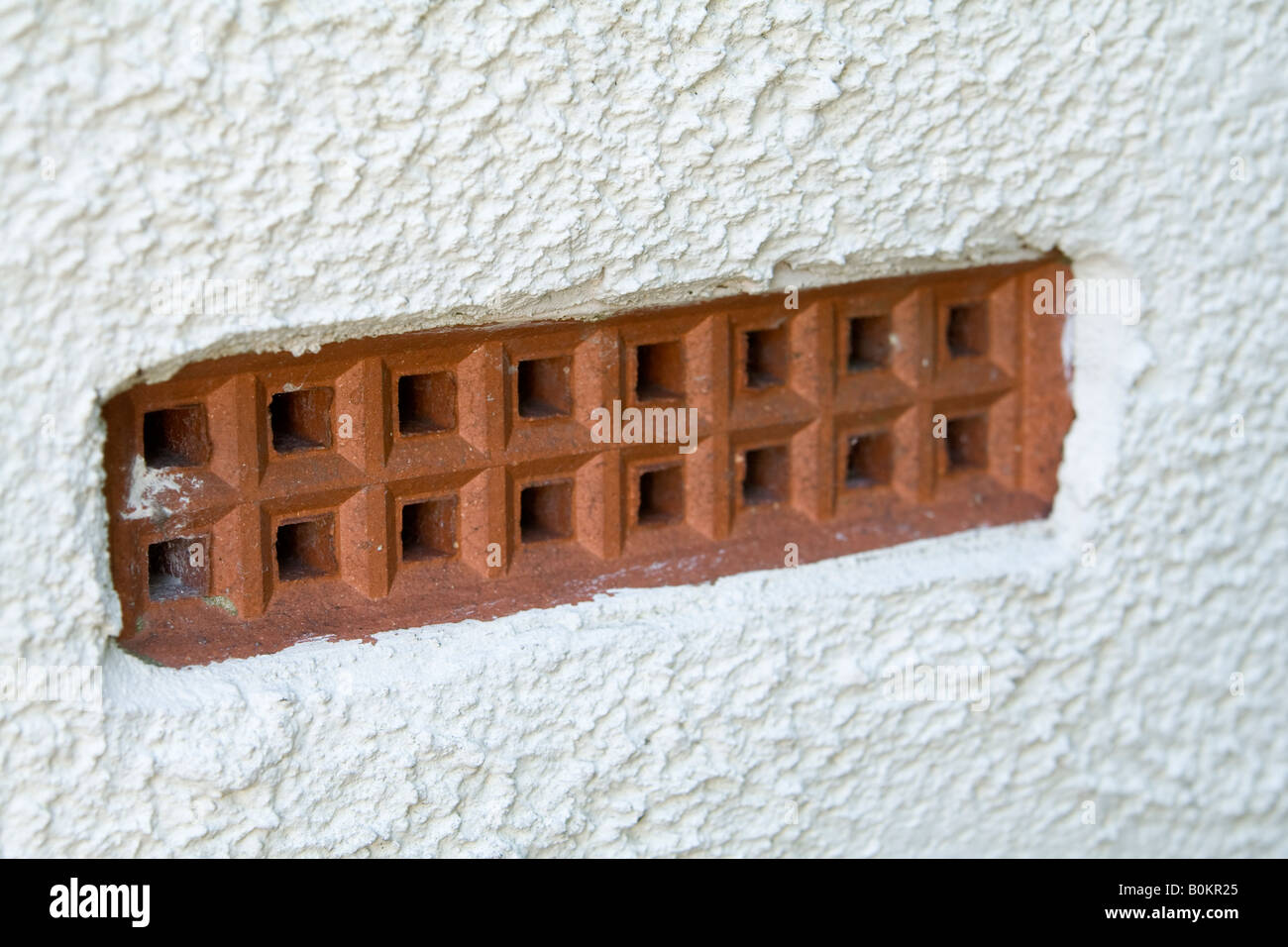 Brick wall with air vent hi-res stock photography and images - Alamy