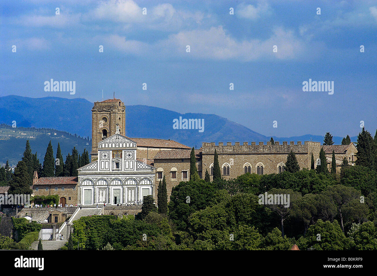 architecture firenze italy san Miniato Stock Photo - Alamy