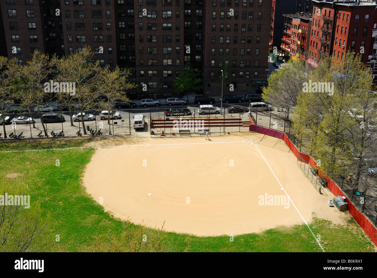 Baseball field downtown in Manhattan, New York Stock Photo Alamy