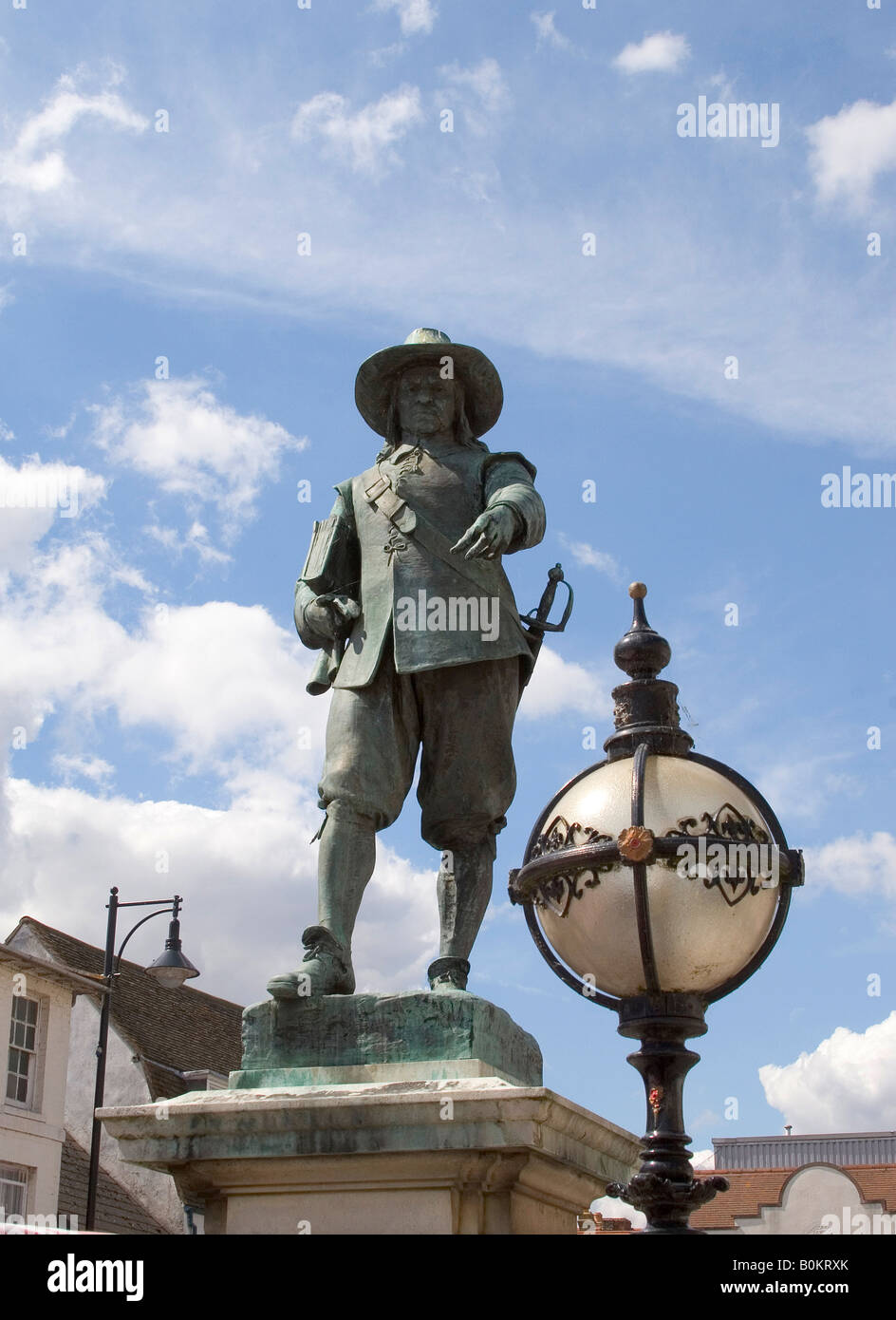 Oliver Cromwell statue St Ives Cambridge England Stock Photo Alamy
