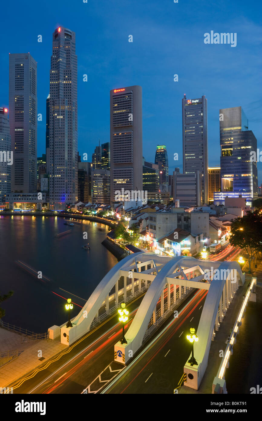 Boat quay singapore new old hi-res stock photography and images - Alamy