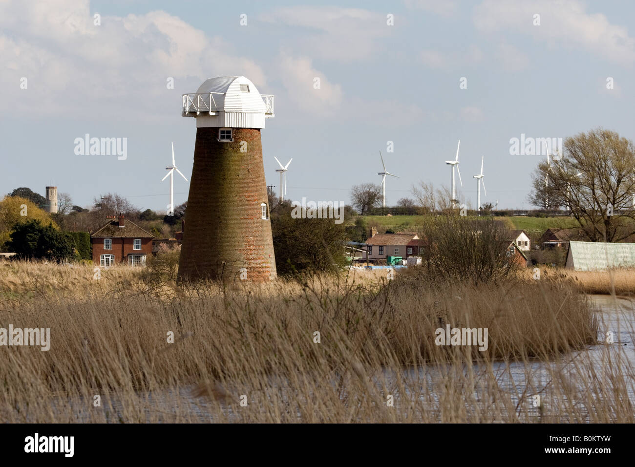 Broadland scenery West Somerton Norfolk Stock Photo Alamy