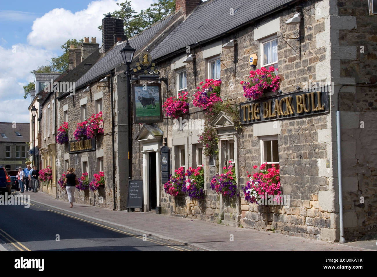 The Black Bull Corbridge England Stock Photo Alamy