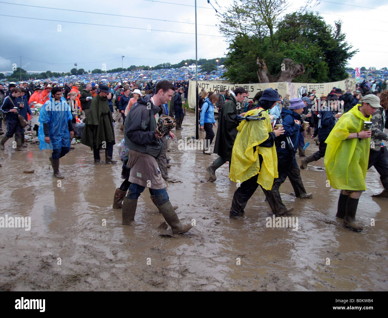 Rainy festival crowd in hi-res stock photography and images - Alamy