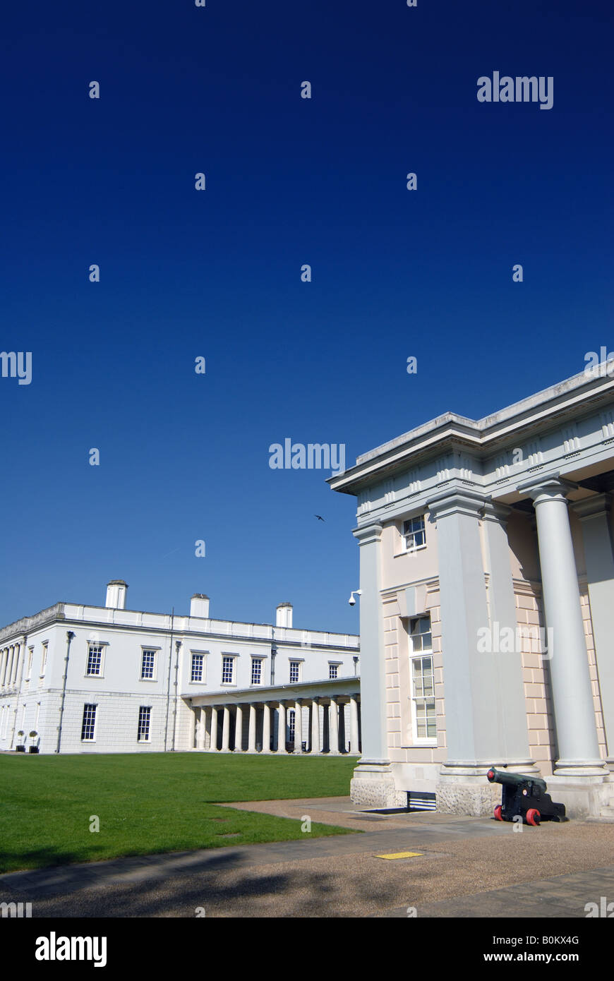 Queen's House and east wing of the National Maritime Museum in ...