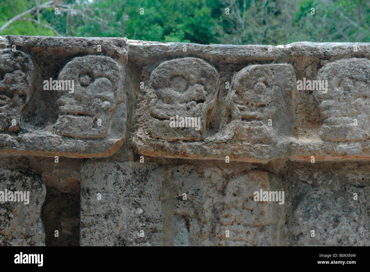 Ancient City of Chichen Itza Yucatan Peninsula Mayan Riviera Wonder Marvel of the World UNESCO Stock Photo