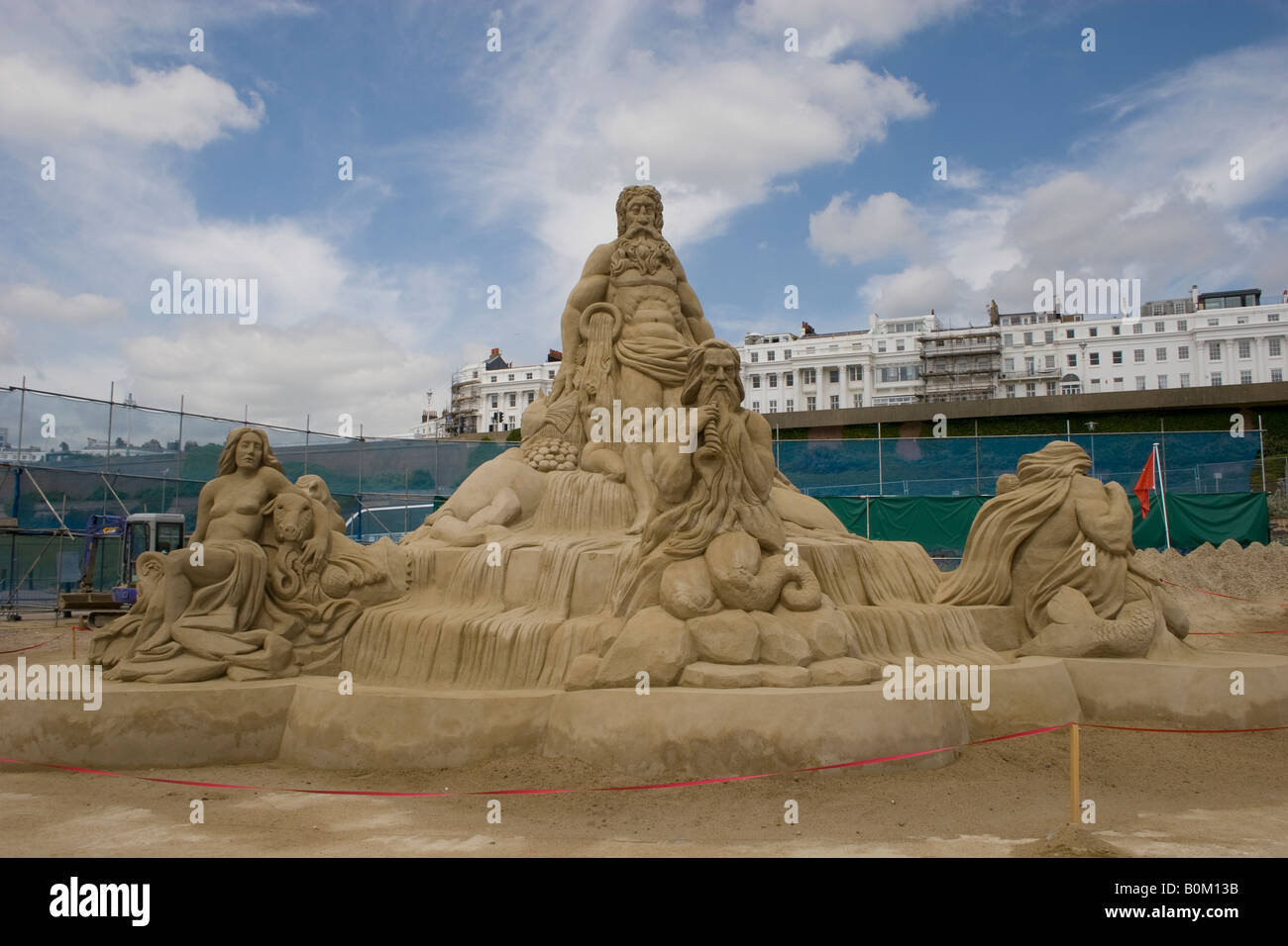 Sand sculpture Brighton England. Photo by Nikki Attree Stock Photo Alamy