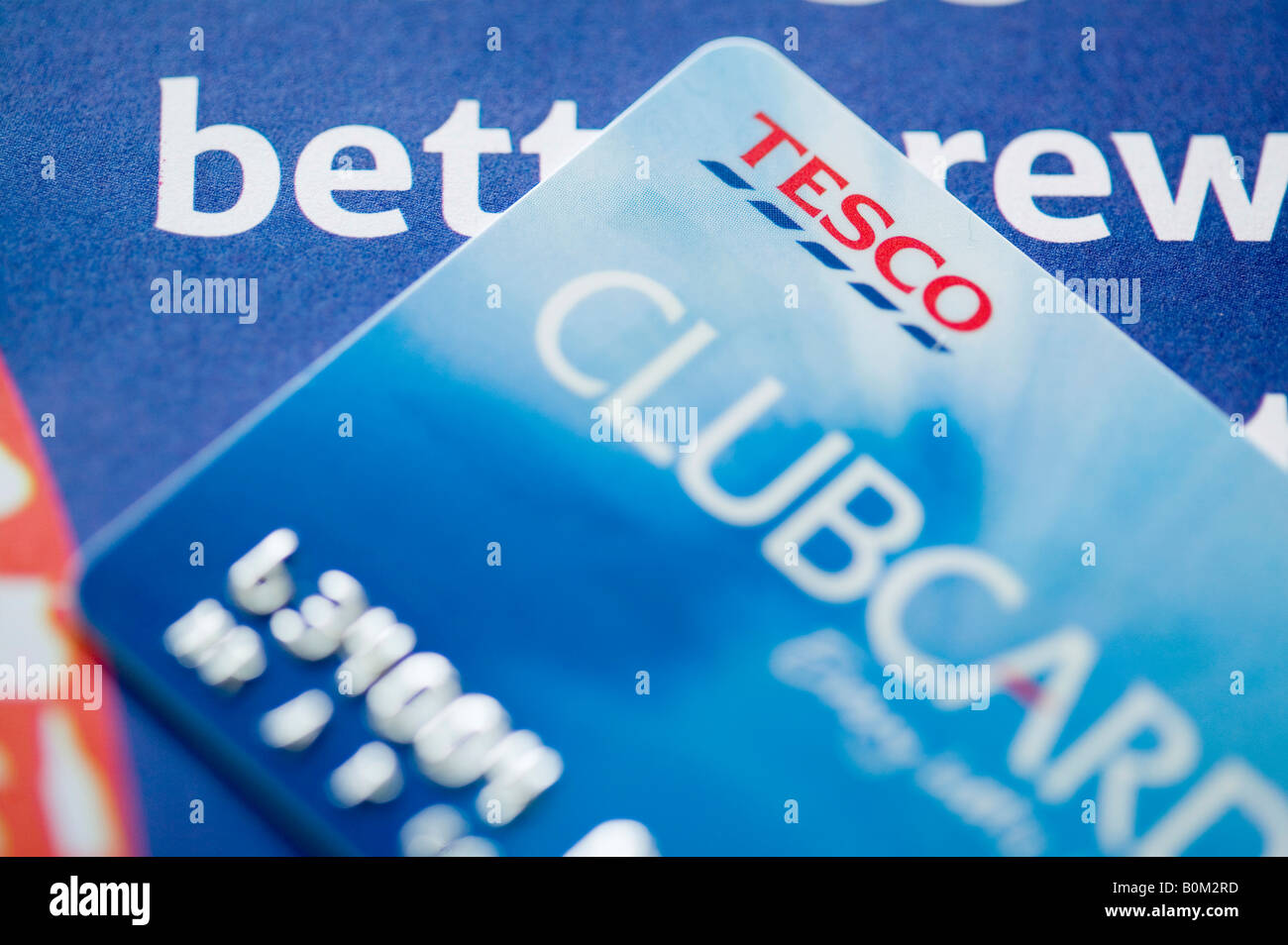 A store loyalty card Tesco Clubcard Stock Photo