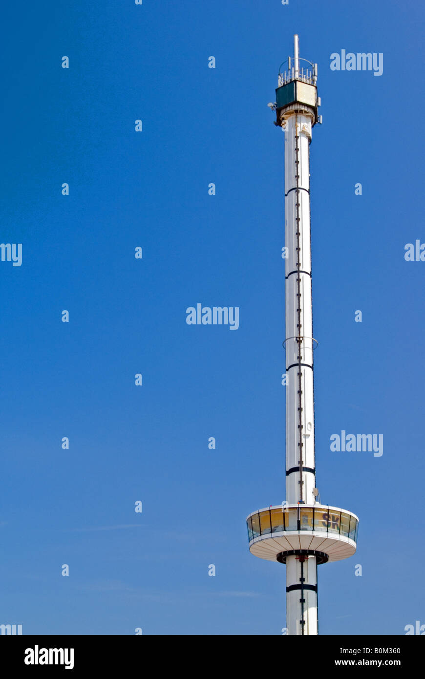 Sky Tower Rhyl Stock Photo Alamy
