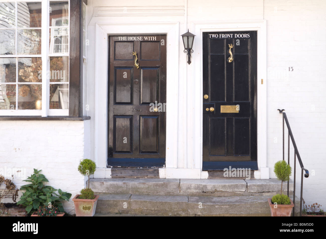 The house with two front doors hires stock photography and images Alamy