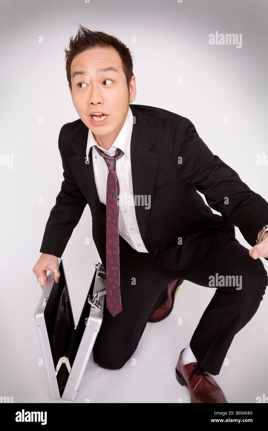Portrait of Japanese office worker Stock Photo Alamy
