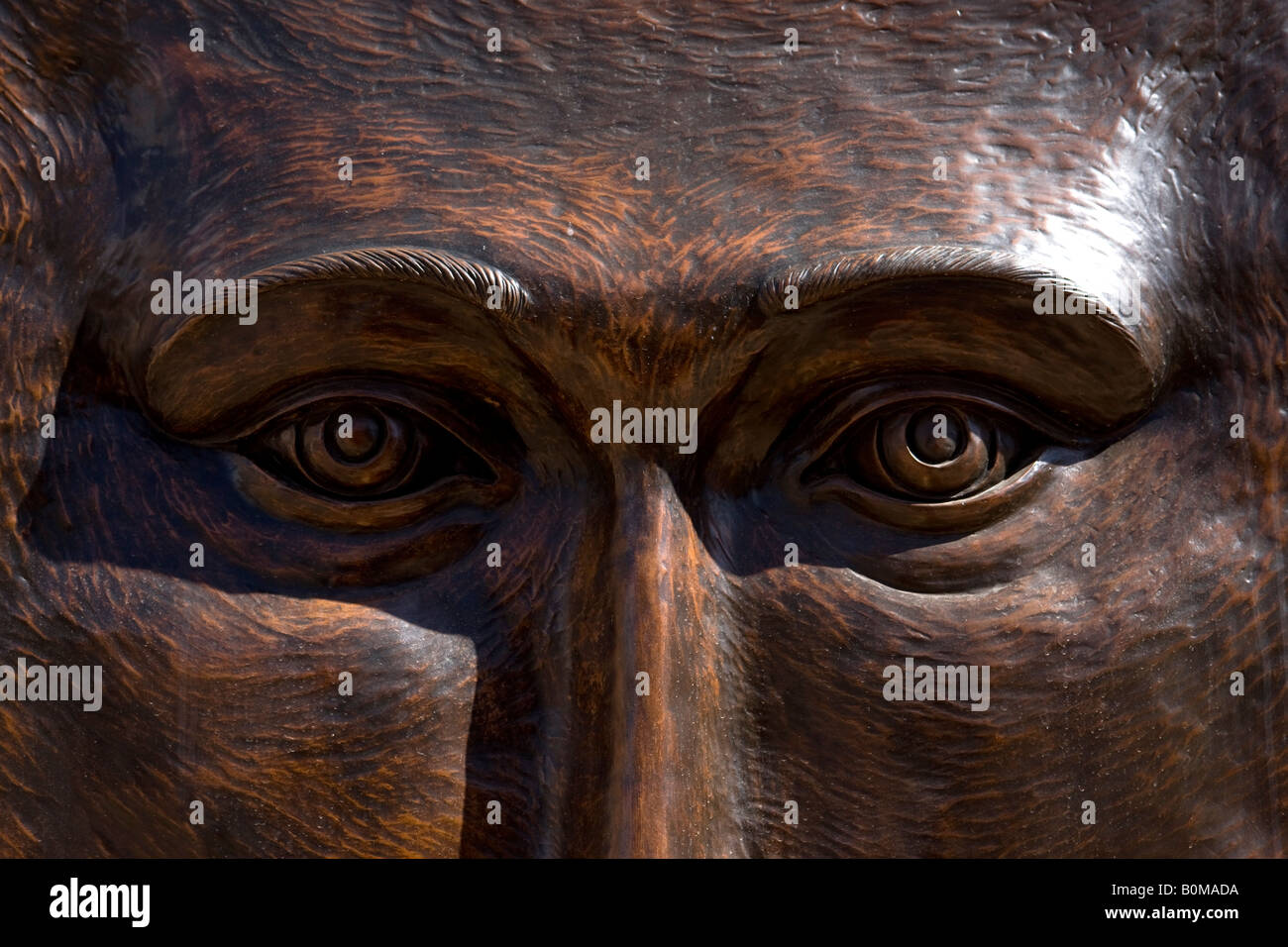 sculpture of a face , statue Stock Photo Alamy