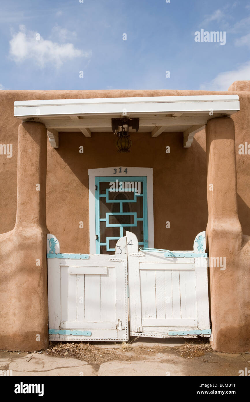 Old adobe architecture, sante fe Stock Photo - Alamy