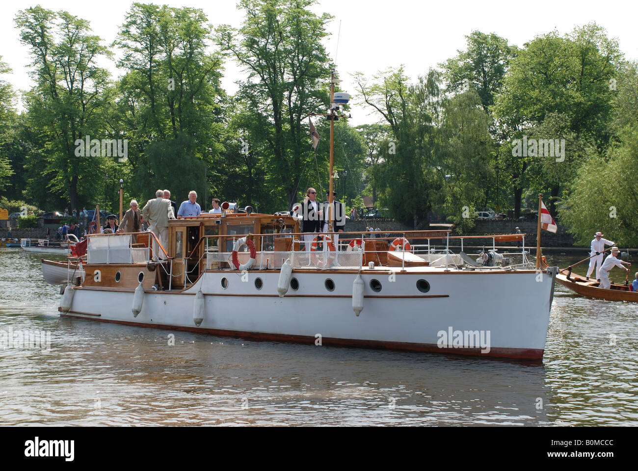 Dunkirk Little Ship Bluebird of Chelsea on the Thames at Windsor Stock Photo