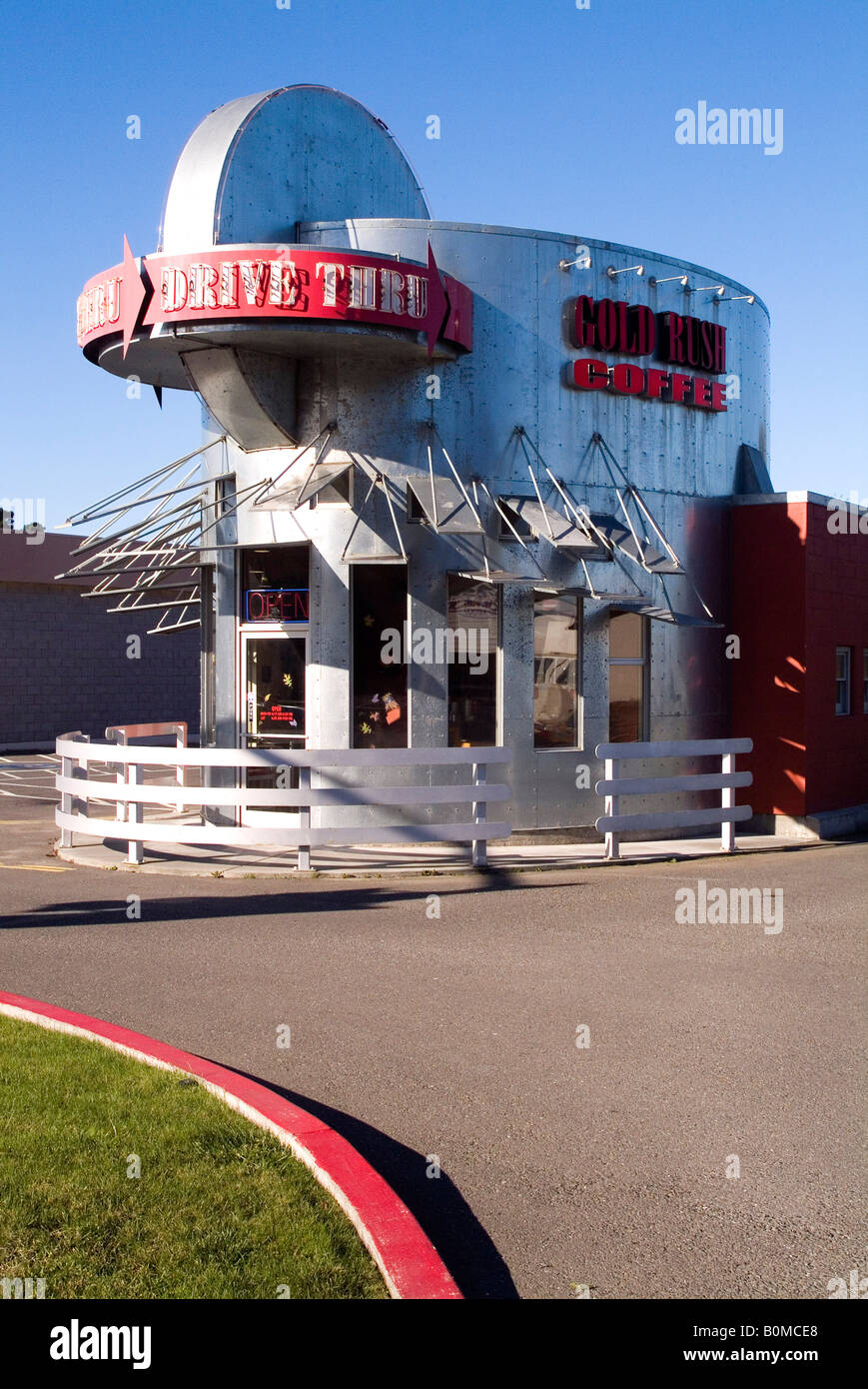 The Gold Rush Coffee house, Eureka, California, USA Stock Photo Alamy