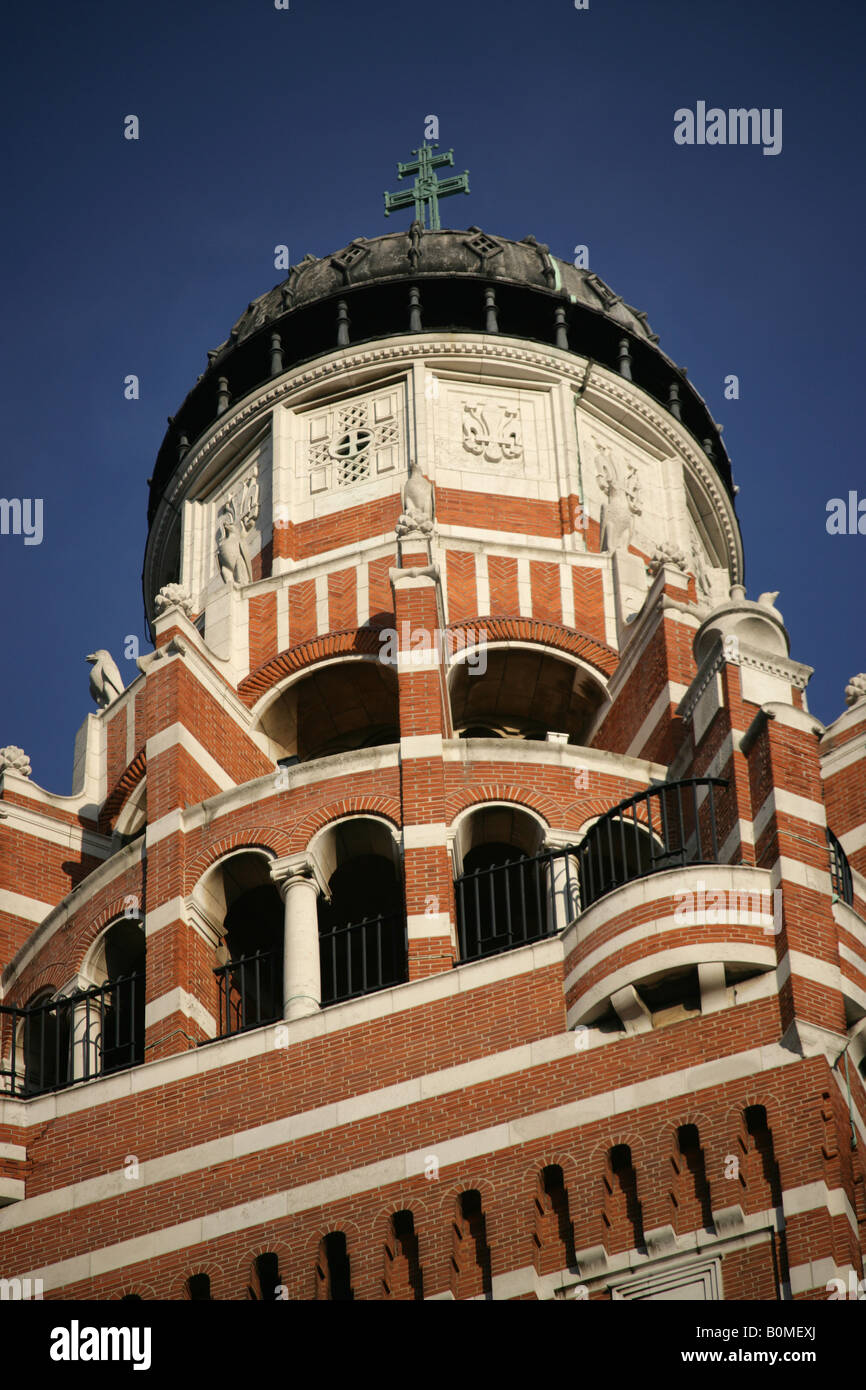 City of Westminster, England. The Roman Catholic Westminster Cathedral located near Victoria Street. Stock Photo