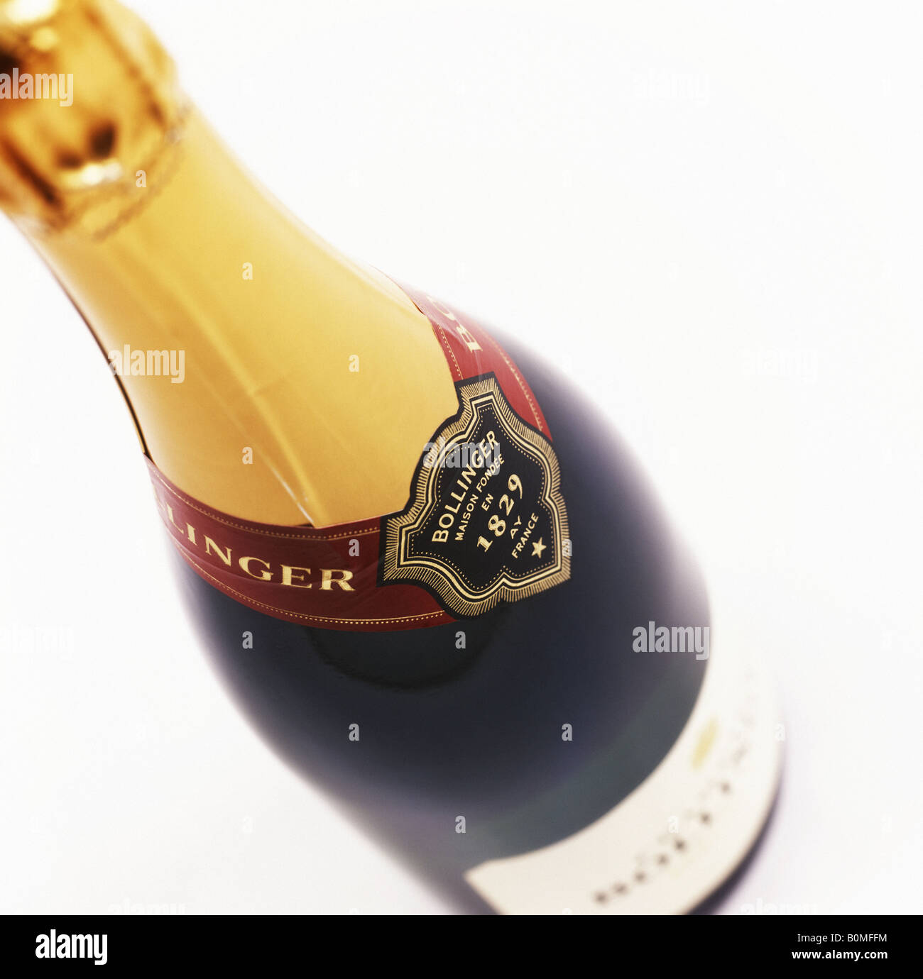 a bottle of Bollinger champagne Stock Photo