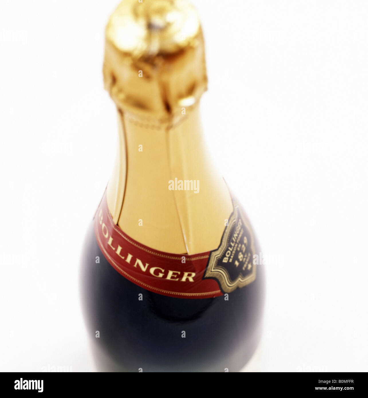 a bottle of Bollinger champagne Stock Photo