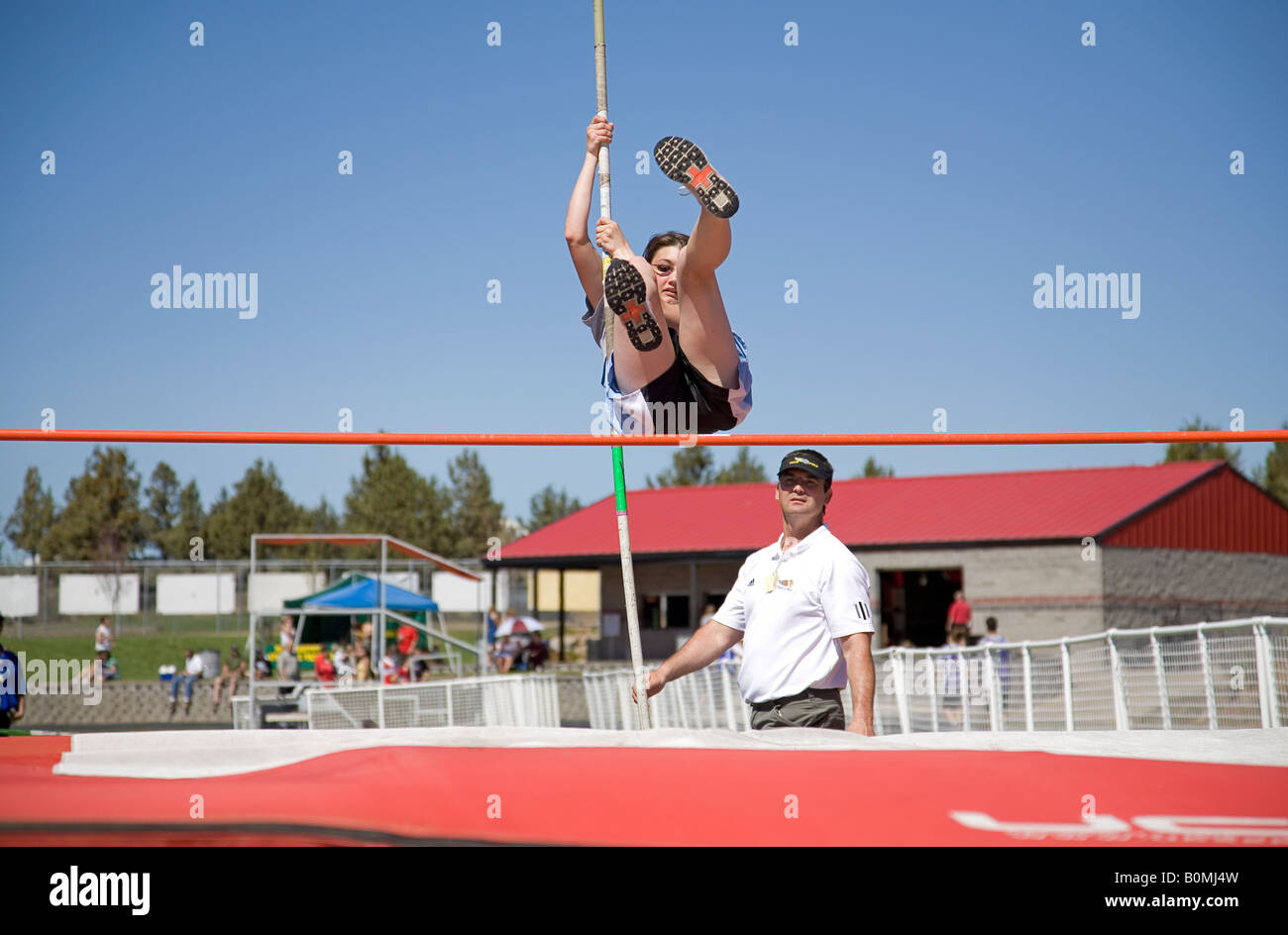 School pole vault hires stock photography and images Alamy