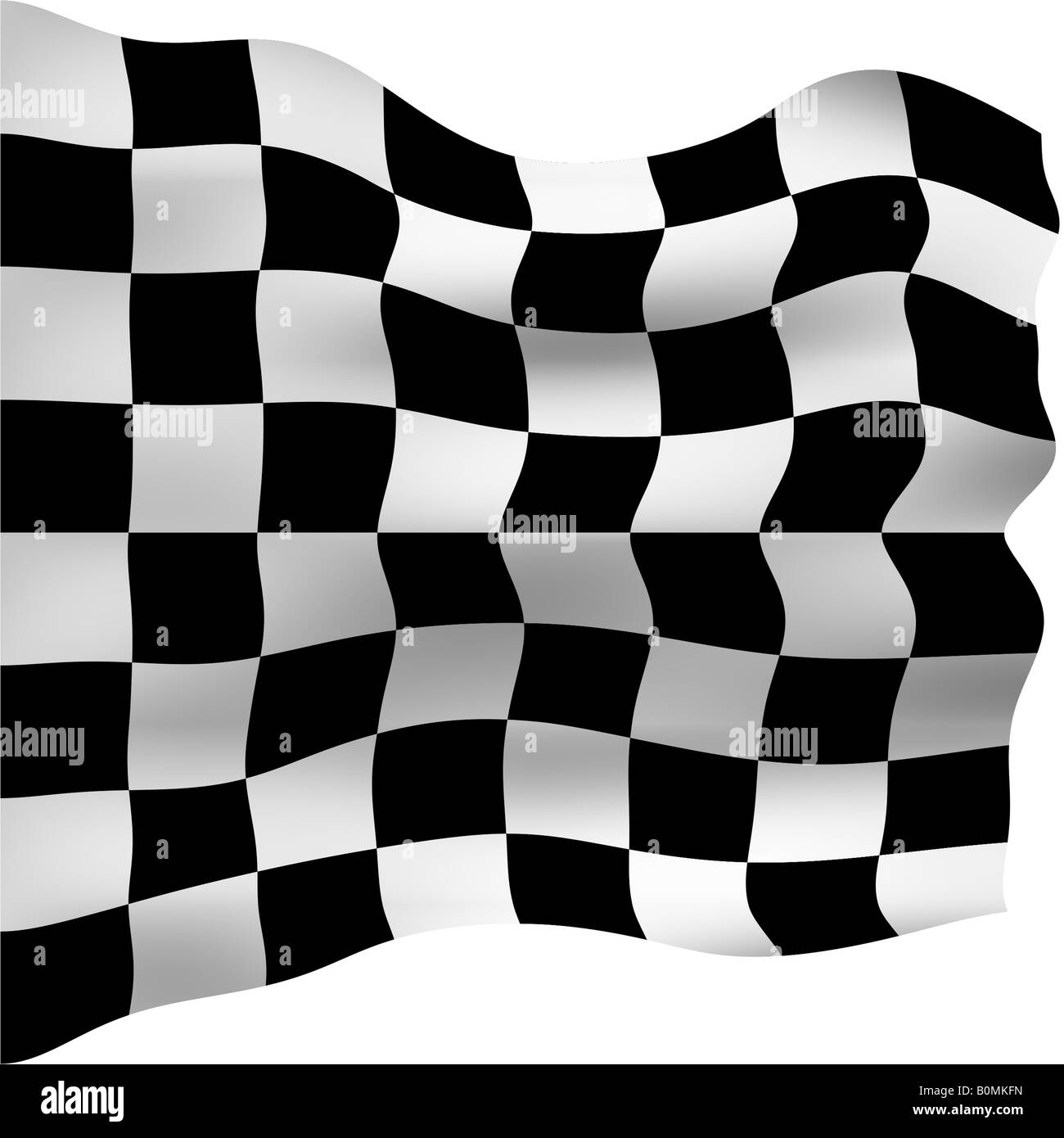 Checkered flag Black and White Stock Photos & Images - Alamy