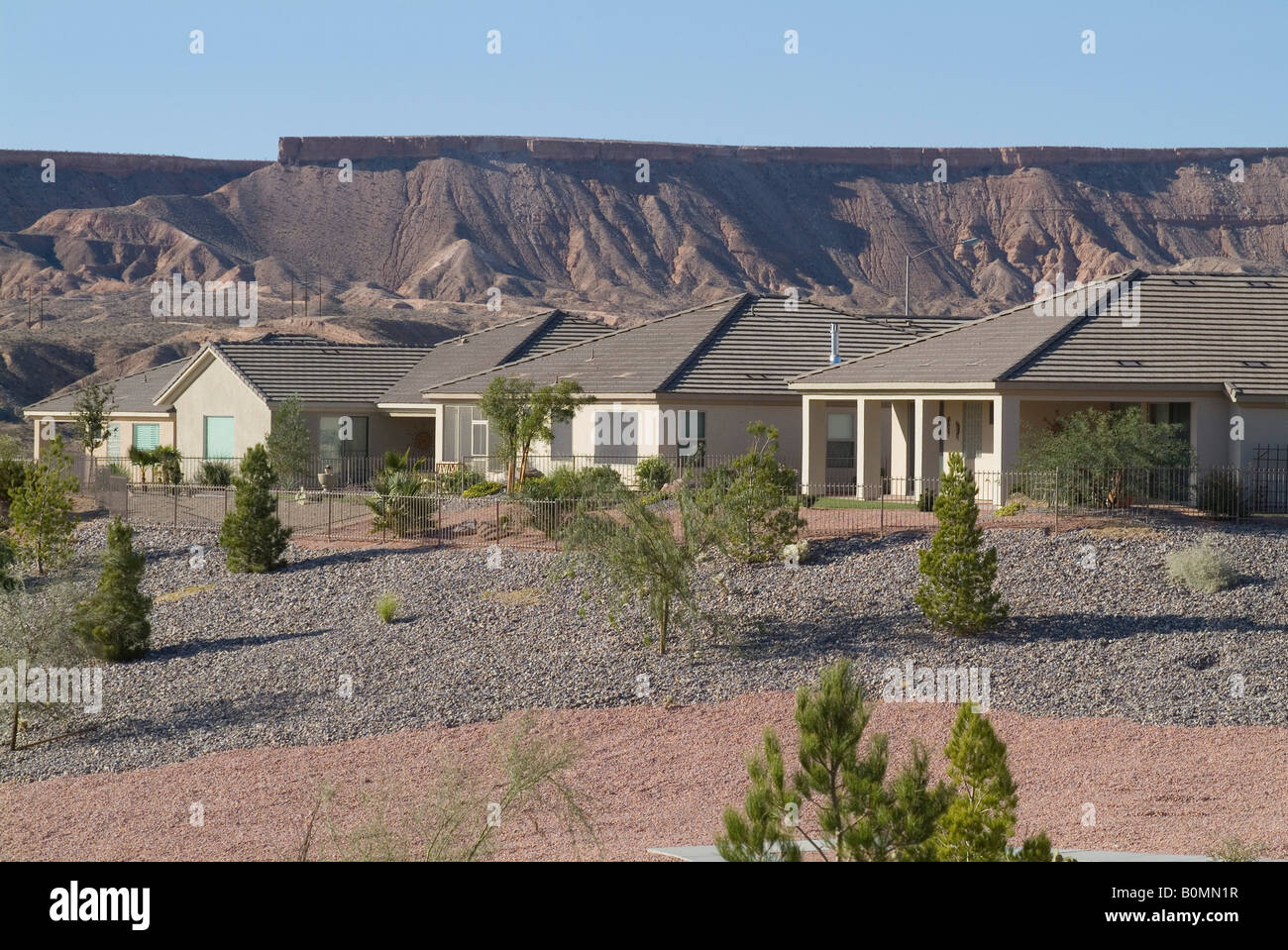 Estate homes, planned community, Mesquite, Nevada, USA Stock Photo Alamy
