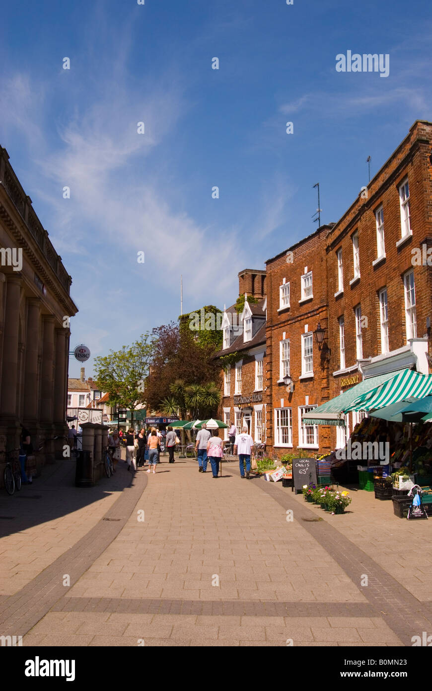 Beccles Town Centre,Suffolk,Uk Stock Photo