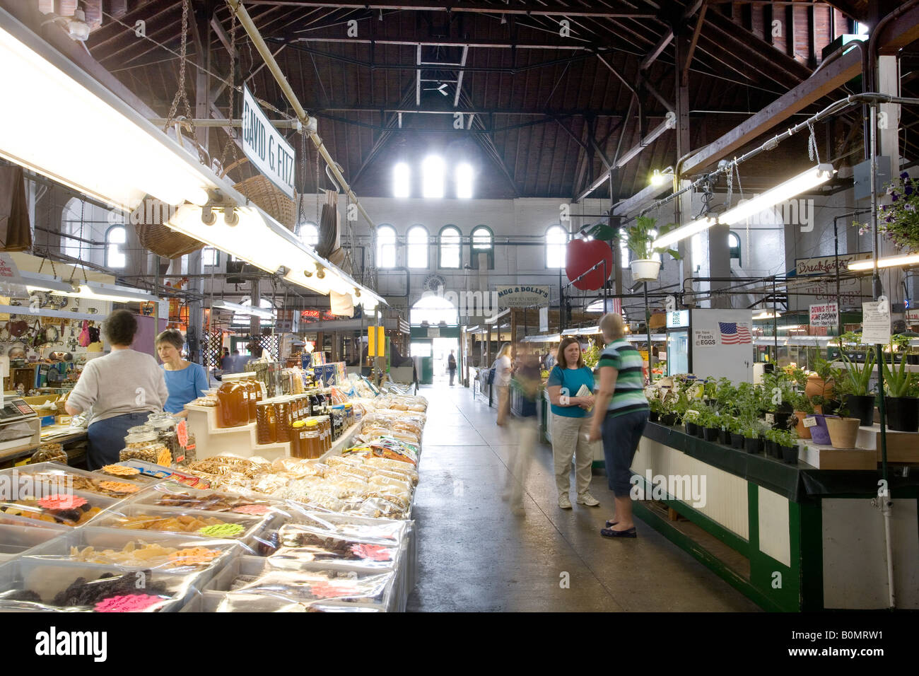 Farmers Market York Pennsylvania Stock Photo - Alamy