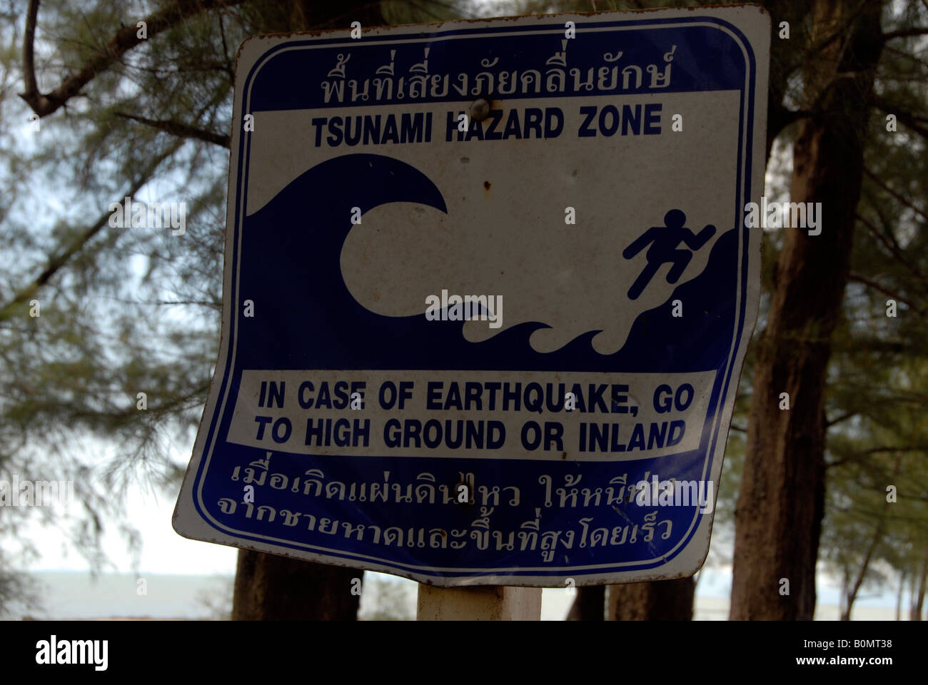 Tsunami warning thailand