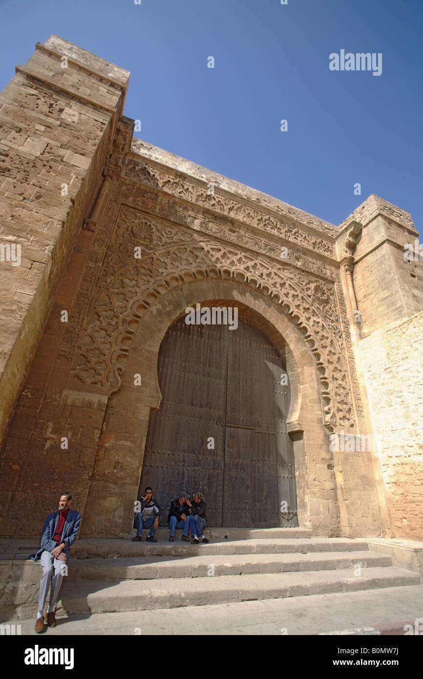 Bab Oudaia, Kasbah des Oudaias, Rabat, Morocco Stock Photo Alamy