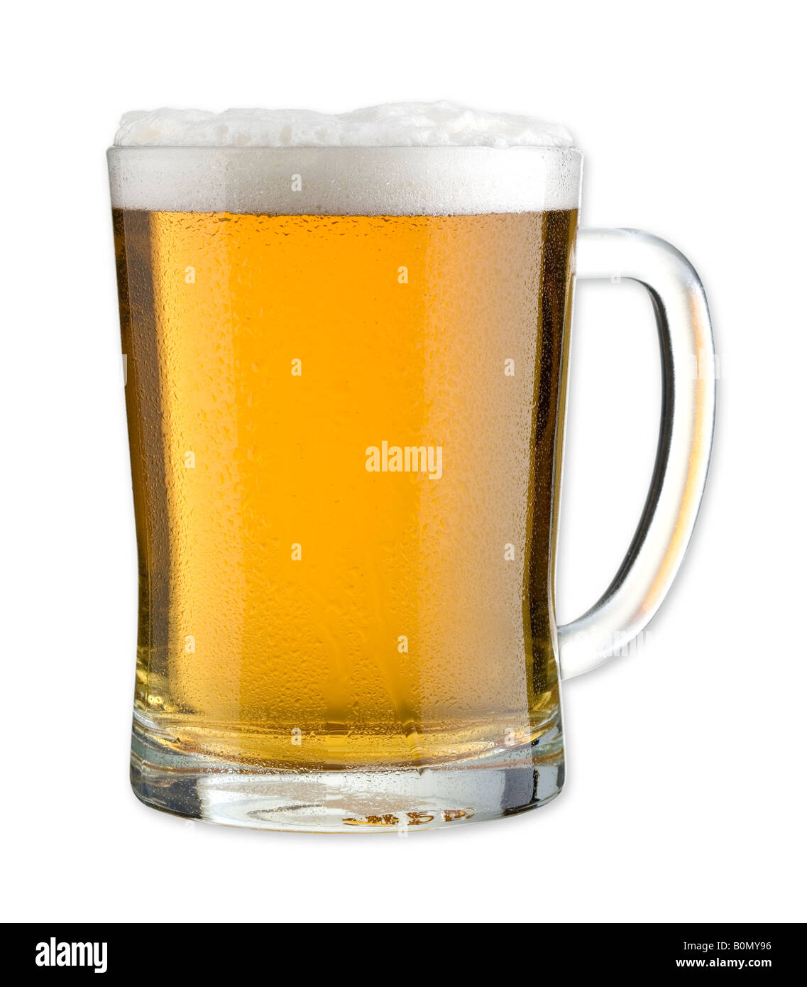 glass mug tankard of lager beer Stock Photo Alamy