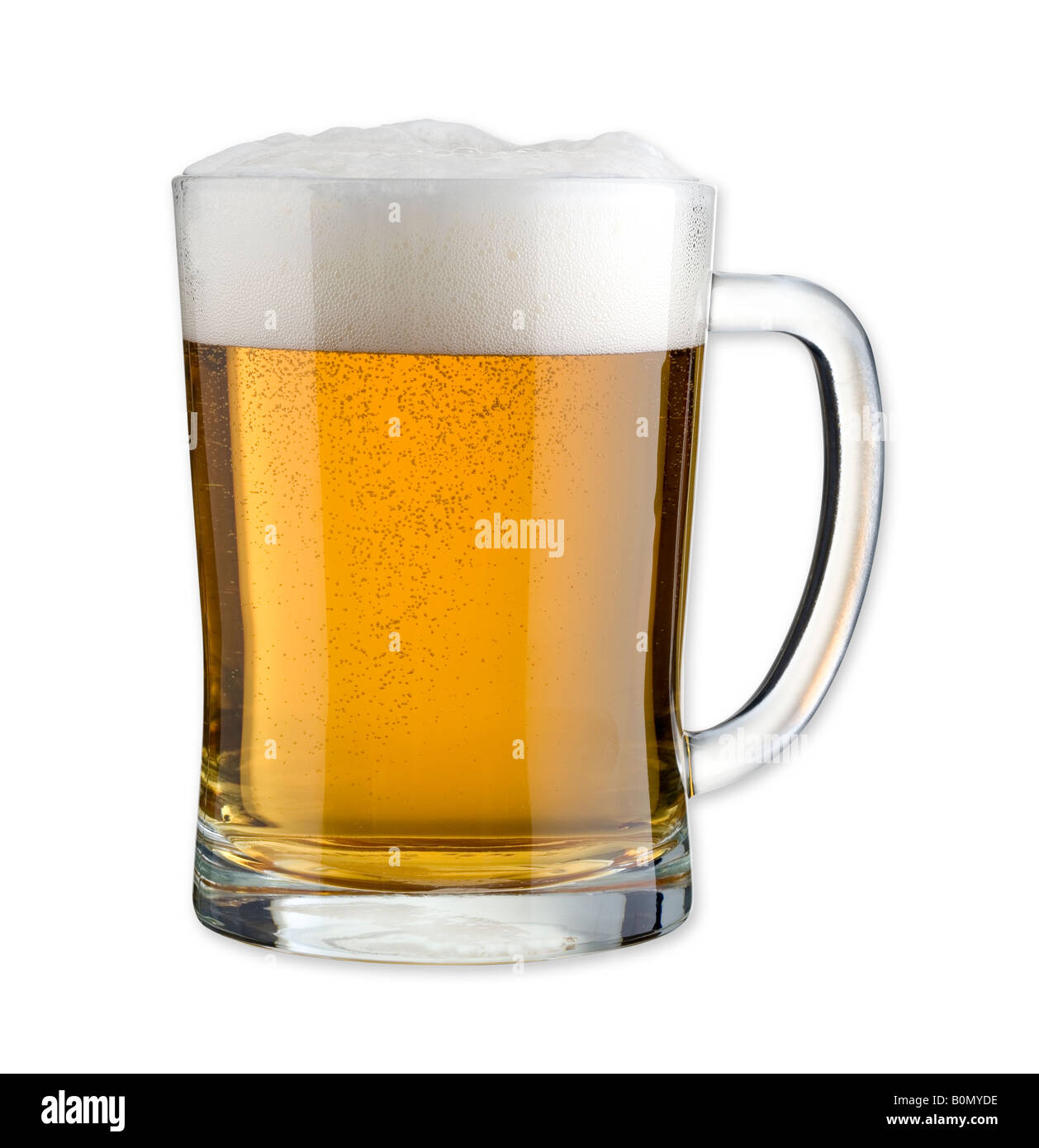 glass mug tankard stein of lager beer Stock Photo Alamy
