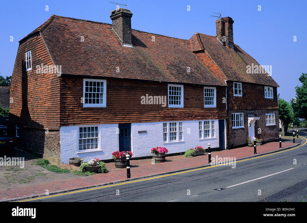 Houses in Burwash high street, Sussex, England, UK Stock Photo Alamy